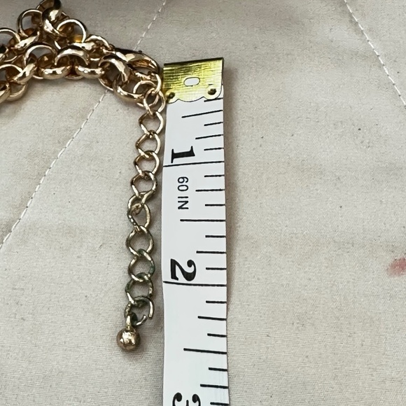 Gold Tone Lemon Yellow Faceted Disks 3 Strand Necklace Costume Jewelry Vintage - Picture 8 of 16